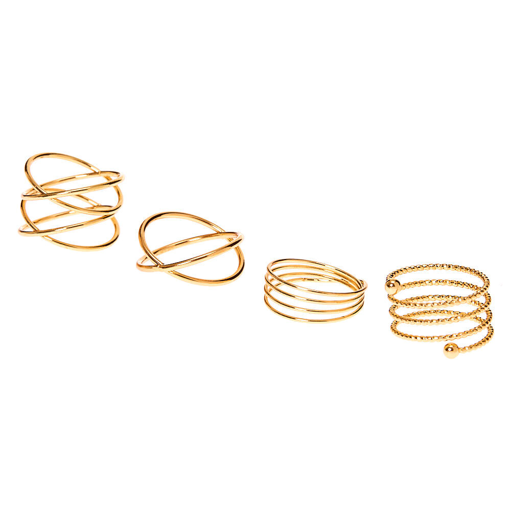 Gold spiral sale ring designs