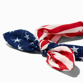 Stars &amp; Stripes Knotted Bow Headband,