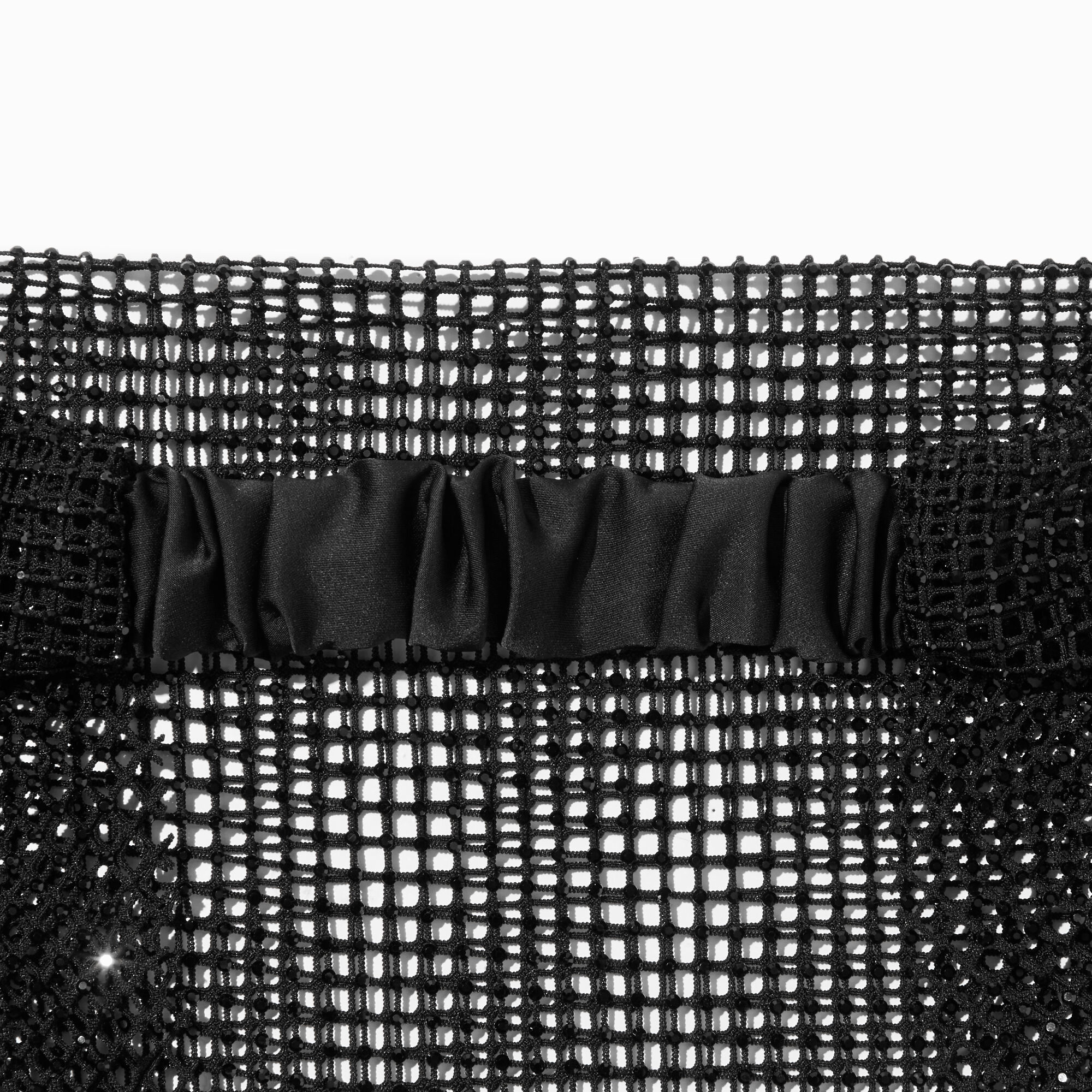 Black cheap diamante scarf