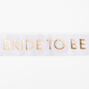 Bride To Be White Sequin Sash,