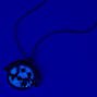 Silver Glow In The Dark Zodiac Spinning Pendant Necklace - Pisces,