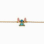 Disney Stitch Gold-tone Sterling Silver Anklet,