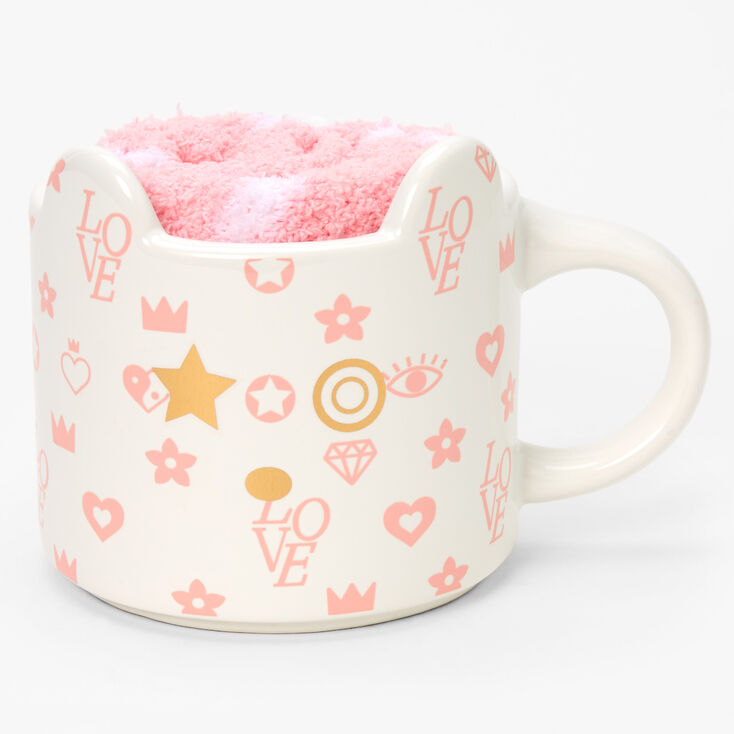 Status Icons Mug &amp; Cozy Socks Gift Set - 2 Pack,