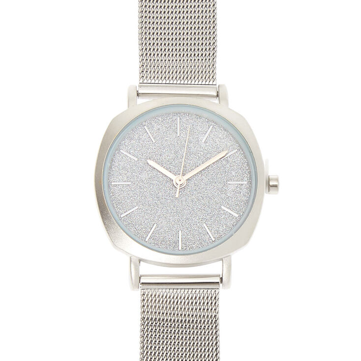 Silver Mesh Classic Watch,