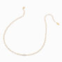 Gold Paper Clip Chain Necklace,