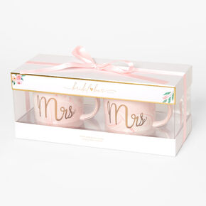 Mrs. &amp; Mrs. Wedding Mug Set - 2 Pack,