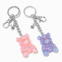 Best Friends Glitter Gummy Bears&reg; Keychains - 2 Pack,