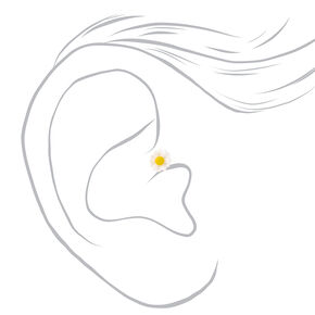 Gold Daisy 16G Daith Flat Back Jewelry Set - 5 Pack,