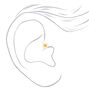 Gold Daisy 16G Daith Flat Back Jewelry Set - 5 Pack,