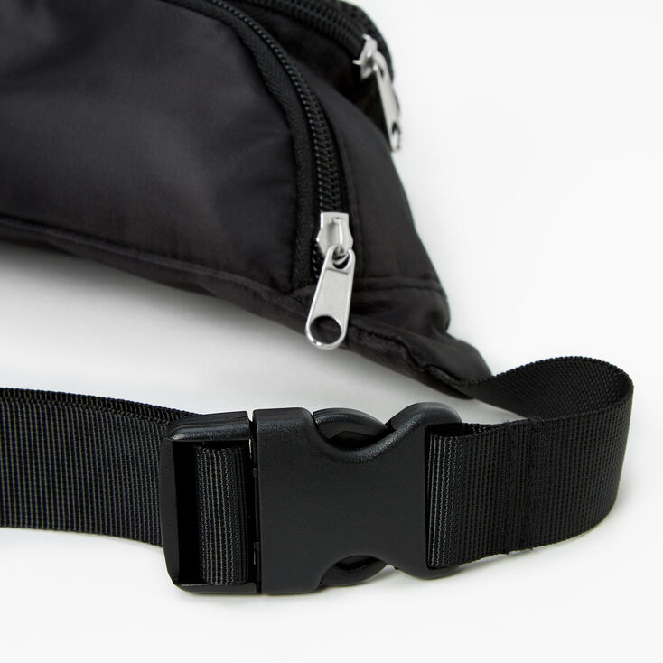Solid Color Fanny Pack - Black,