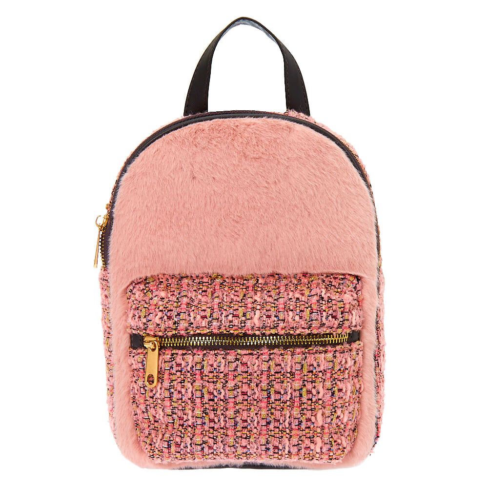 small furry backpack