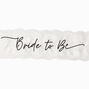 Bride to Be White Lace Sash,