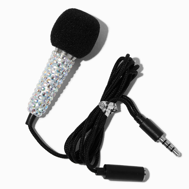 Iridescent Crystal Mini Microphone,
