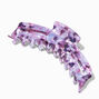 Purple Tortoiseshell Acrylic Hair Claw,