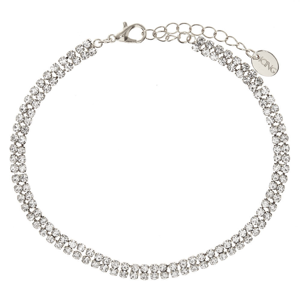 Rhinestone anklet hot sale
