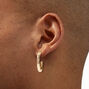 Gold Graduated Hoop Earrings - 3 Pack,