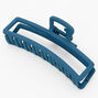 Denim Blue Large Rectangle Hair Claw,