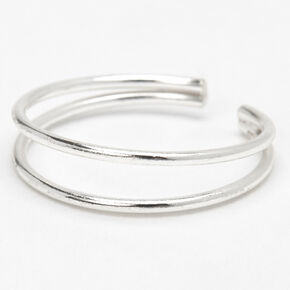 Sterling Silver Double Band Toe Ring,