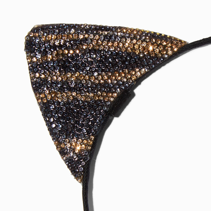 Bling Tiger Cat Ears Headband,