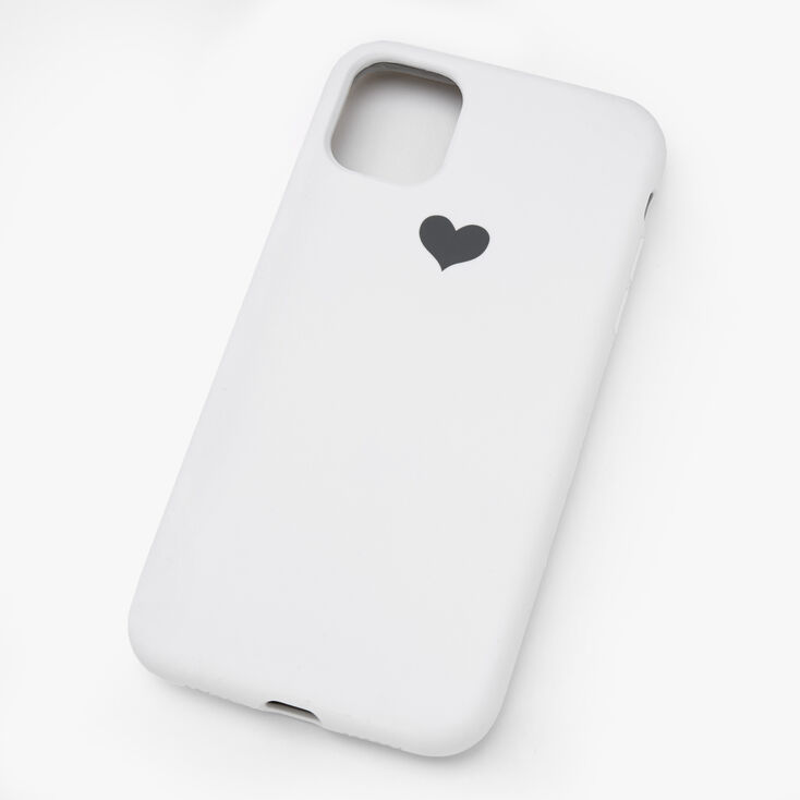 White Heart Phone Case - Fits iPhone® 11