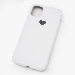 White Heart Phone Case - Fits iPhone&reg; 11,
