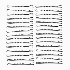 Black Large Basic Bobby Pins - 30 Pack,