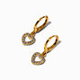 Rhinestone Columns Silver 3&quot; Linear Drop Earrings,