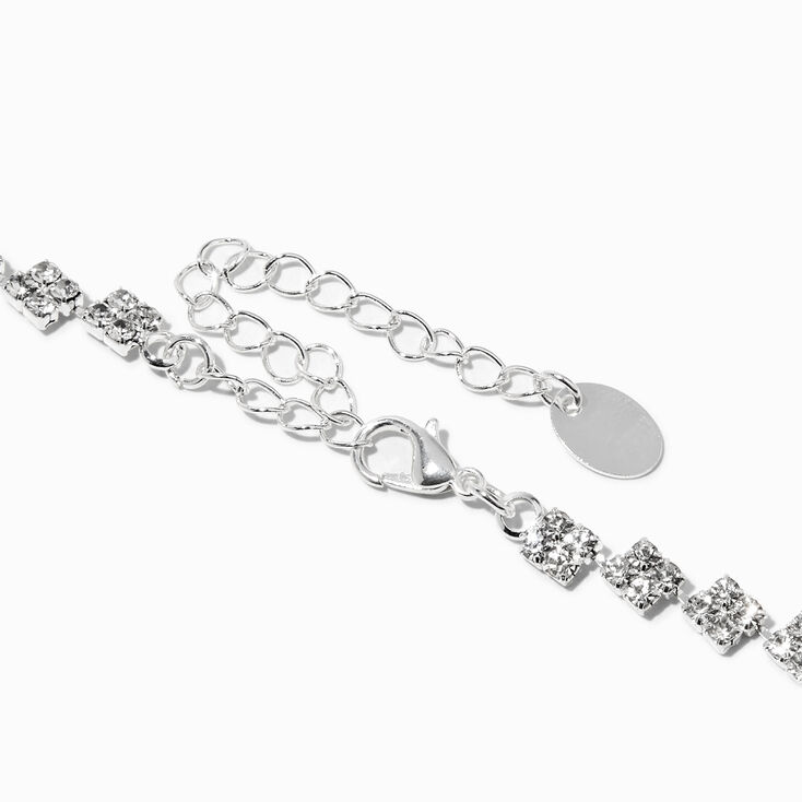 Silver Zig Zag Jewelry &amp; Hair Clip Set - 4 Pack,