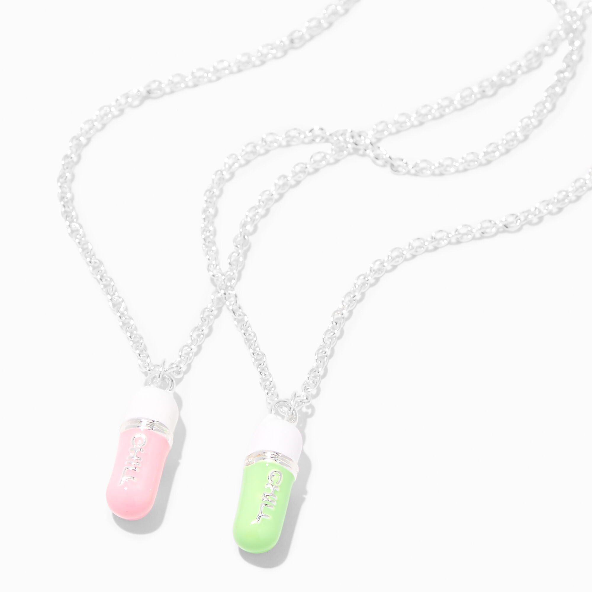 Chill pill necklace shop