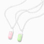 Best Friends Chill Pill Pendant Necklaces - 2 Pack,