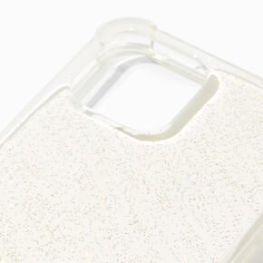 Clear Glitter Protective Phone Case - Fits iPhone&reg; 12/12Pro,