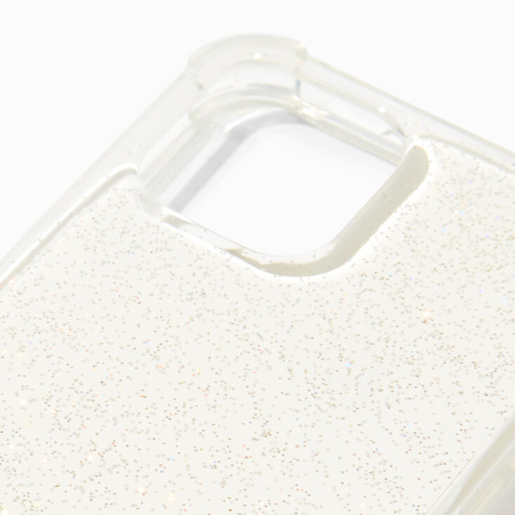 Clear Glitter Protective Phone Case - Fits iPhone&reg; 12/12Pro,