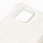 Clear Glitter Protective Phone Case - Fits iPhone&reg; 12/12Pro,
