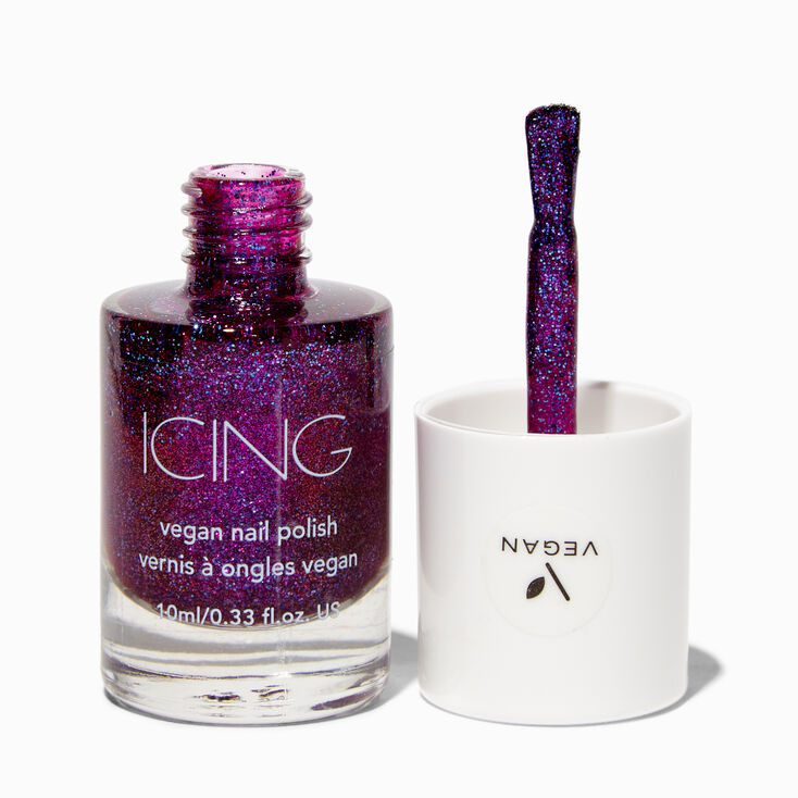 Vegan Glitter Nail Polish - Noble Steed,