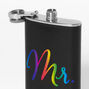 Rainbow Mr. Wedding Flask,