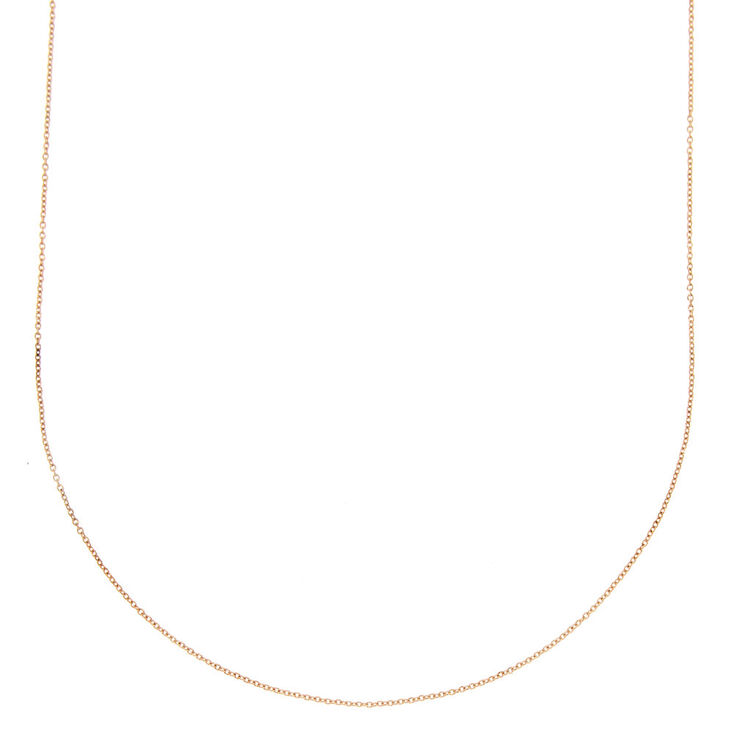 Rose Gold Chain Necklace,