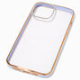 Embellished Clear/Lavender Phone Case - Fits iPhone&reg; 12 Pro Max,