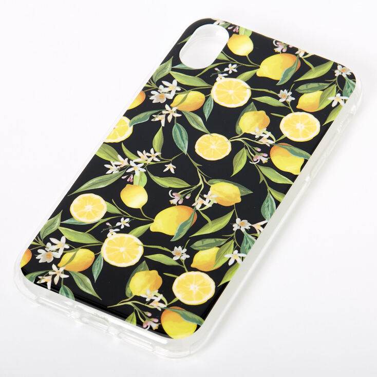 Black Lemon Protective Phone Case - Fits iPhone XR,