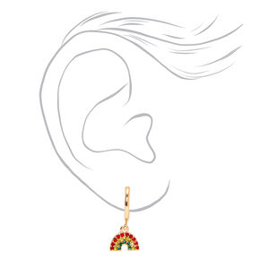 Happy Icons Clip On Hoop Earrings - 3 Pack,