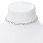 Silver Infinity Choker Necklace, Bracelet, &amp; Earring Set - 3 Pack,