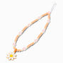 Daisy Charm Beaded Phone Wrist Strap,