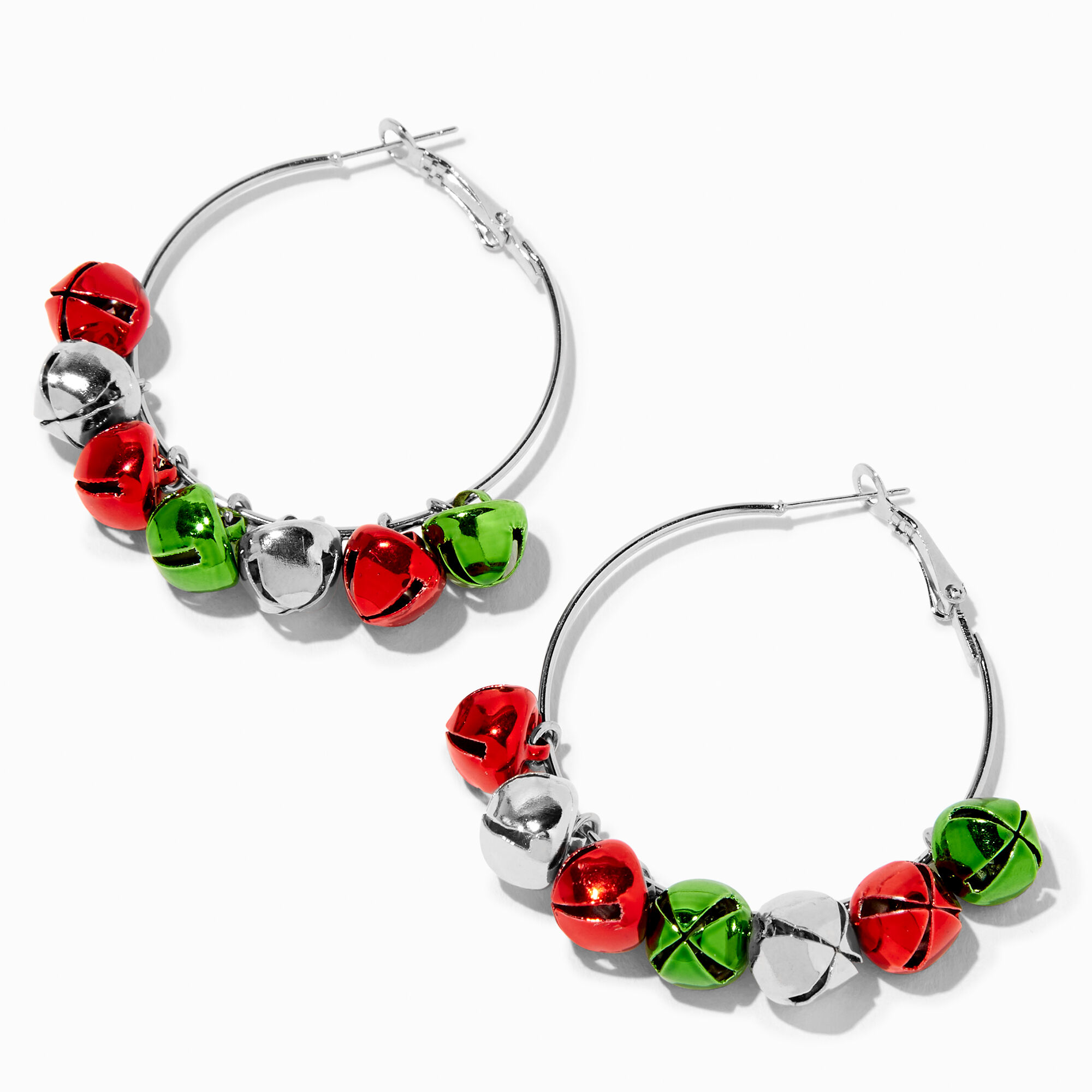 Christmas discount hoop earrings