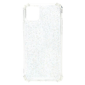 Clear Glitter Protective Phone Case - Fits iPhone 11,