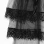 Tiered Black Lace Long Tutu,