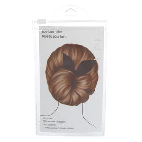 Bow Bun Roller Hair Tool Kit - Black,