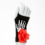 Day Of The Dead Skeleton Short Arm Warmers - Black,