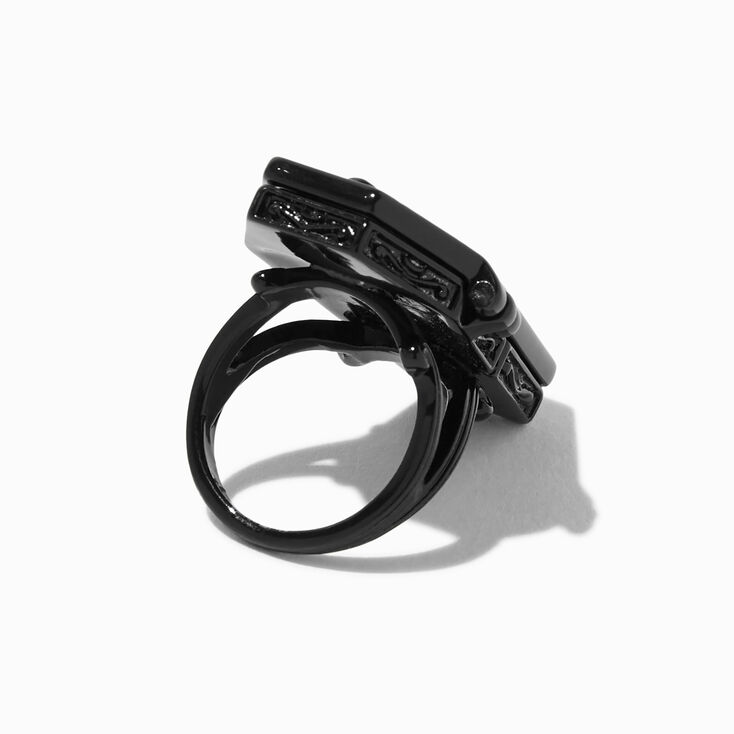Hinged Coffin Shaped Ring,