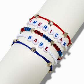 &quot;American Babe&quot; Bracelet Set - 5 Pack,