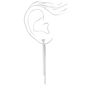 Silver Double Snake Chain 3&quot; Front And Back Drop Earrings,