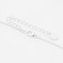 Silver Zodiac Charm Pendant Necklace - Aquarius,